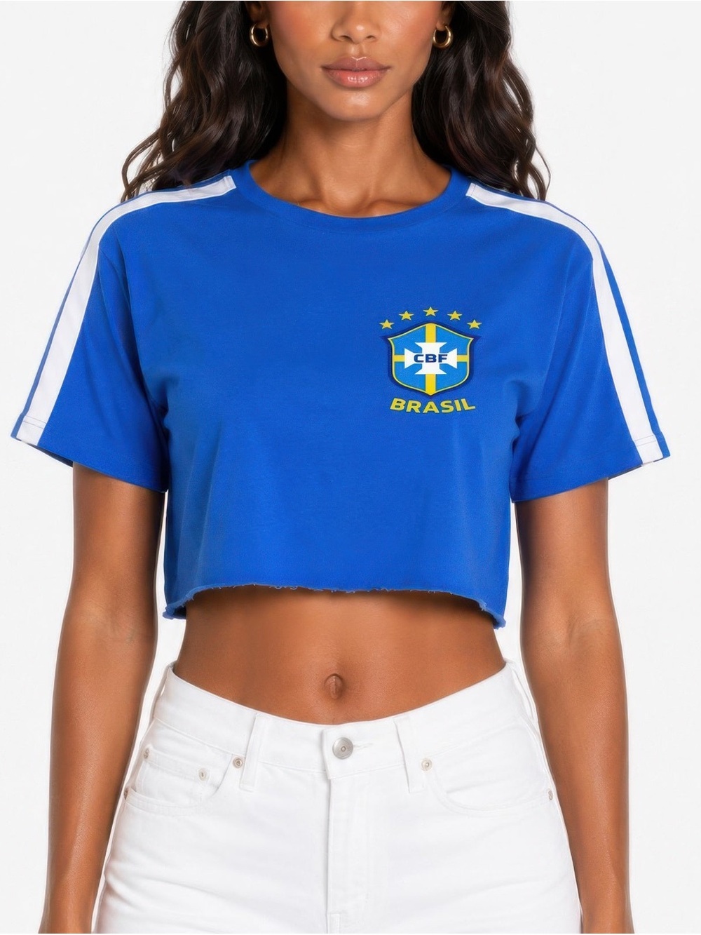 Short Sleeve Cotton Brasil Brasa Print Shirt
